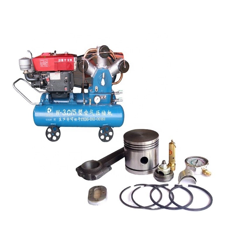 small diesel piston air compressor